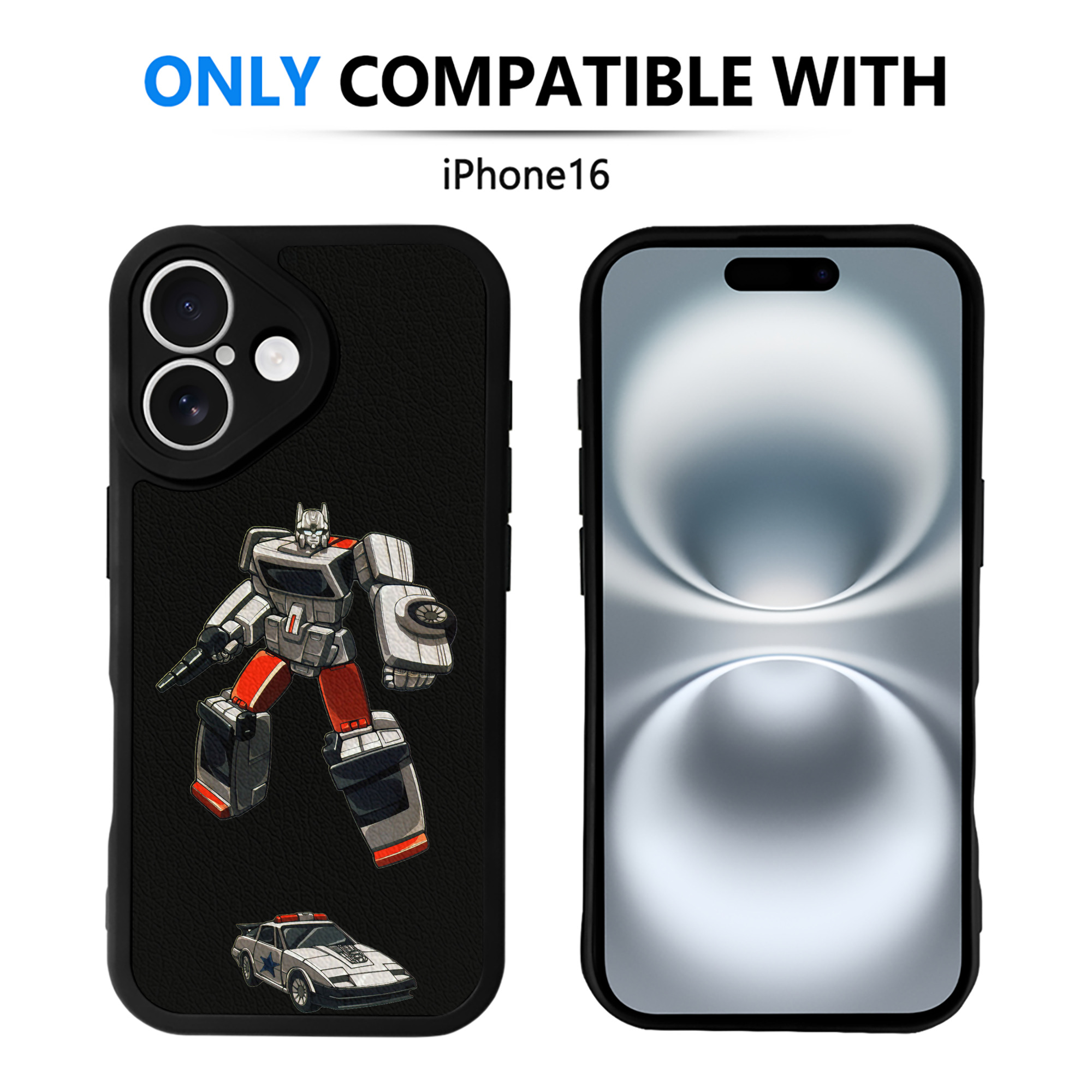 （画像用）  【iPhone 16シリーズ対応】シリコンスマホケース（レザー調） 材質：シリコン